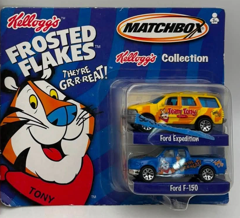 Dúo Ford Expedition y F-150 · Matchbox Kellogg’s