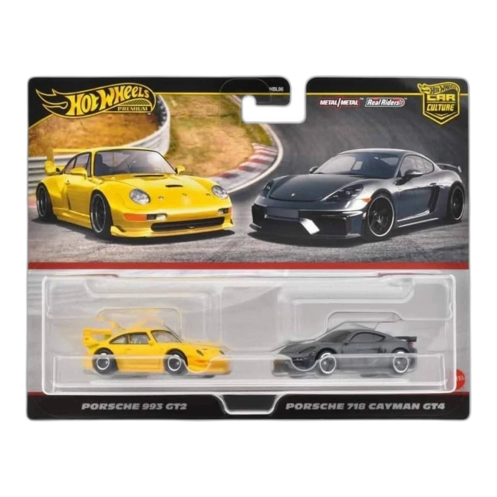 Dúo Porsche · 993 GT2 y 718 Cayman GT4
